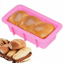 Silicone Bread Loaf Cake Mould No-Stick Bakeware Baking Oven Rectangl Dlqq A0N2