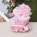 Love Heart Chair Jewelry Box with Lace Bowknot, Compartments Necklace Display