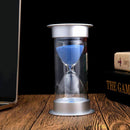 45 Minutes Hourglass,Modern Sand Timer with Blue Sand for Mantel Office Des W7L8
