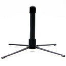 Western Concert Flute Tripod Holder Stand with 4 Metal Legs Black