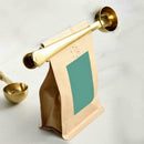 Spoon Ground Coffee Craft Measuring Scoop with Bag Seal Clip Stainless Ste HOQ