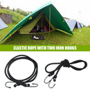 Elastic Luggage Tent Cord 1.2m Outdoor Camping Hiking Bungee Rope with Hook A