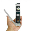 Electronic Protractor Ruler Digital Goniometer Angle Mat J7L1 Gauge Miter F L4W2