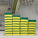 30pcs Multi-purpose Double-faced Sponge Scouring Pads Dish Washing Scrub Sp