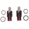 2Pcs 6.35 mm PJ-602B Headphone Socket 3 Contact Right Angle Audio Connec roJ JR