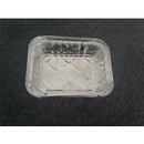 Restaurant Aluminum Foil Rectangle Disposable Food Container 220ml 10 pcs KOW