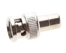 2x BNC Male to RCA AV Female Coaxial Connector Adapter for CCTV Camera FBES