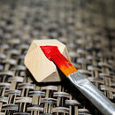 18pcs Geometric Wood Decorative Push Pins, Wood Head and Steel Needle Point H2M7