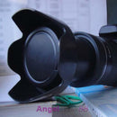 Flower Camera Hood 58mm Petal for Canon EOS 1855 lens
