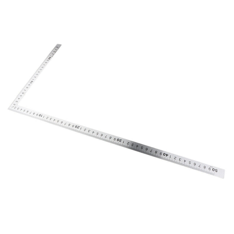 2 Pieces L-Square Stainless Steel Measure Ruler Engineer Carpenter Woodwork