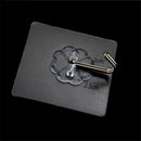 6x Stainless Steel Paste Hook Suction Cup Glass Hooks Rails Hanging Sucker Hot!