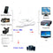 New HDMI Male to VGA Female Video Converter Adapter+3.5mm Audio Cable TV