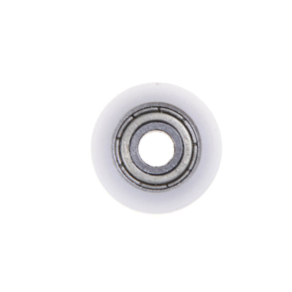 New 4*15*6mm U Groove Metal Shield Nylon Pulley Wheels Roller Ball Bearings  JR