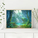 Wonderland Deer 5D DIY Full Round Diamond Painting Colorful Mosaic 30x40cm