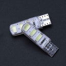 2pcs 5W 6LED 5730 SMD W5W T10 Car Width Light Bulb Silicone LED Lamp