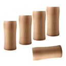 5 Pack Natural Solid Wooden Cup,Handmade Nordic Style Wood Cup,Outdoor Cup