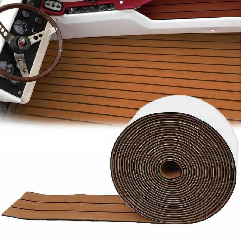 1 Roll 2400X17Cm Eva Foam Teak Deck Sheet Self Adhesive Boat Yacht Syntheti