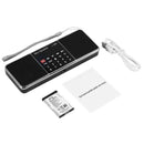 Mini Portable Rechargeable Stereo L-288 FM Radio Speaker LCD Screen