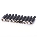 10Pcs 5.5X2.1Mm Dc Female Jack Plug Adapter Connector Diy Components M&E