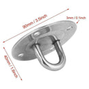 5pcs Stainless Steel Rotatable Hammock Swing Hanger Hook Fixed Hanging Z7Q4