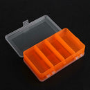Portable Dual Layer 10 Slots PVC Plastic Fishing Tackle Accessory Tool Box