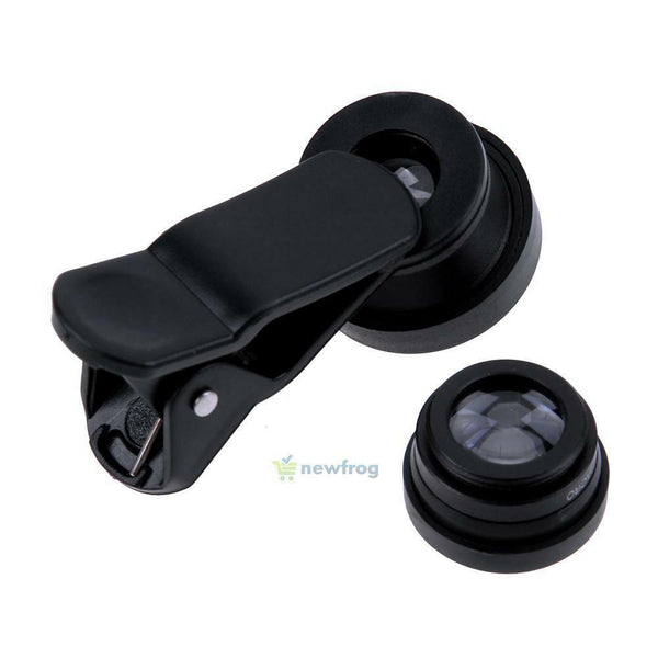 3 in 1 Fish Eye+ Wide Angle+ Macro Camera Lens Kit for Phone (Black) SN9F