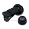 3 in 1 Fish Eye+ Wide Angle+ Macro Camera Lens Kit for Phone (Black) SN9F