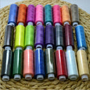 24 Rolls Assorted Colour Spools High Quality Polyester Sewing Threads Cones Set