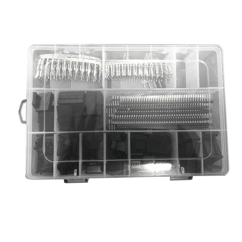Electronics Set 1450PCS 2.54mm Dupont Connector Kit PCB Headers Male Female Pins