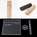 1 Set Acrylic Templates Leather Craft Brush Pot Pen Pencil Holder Pouch Case