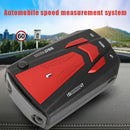 V7 2020 Car Radar Detector English Russian Human Voice Speed Warning (Red)