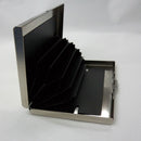 Men Stainless Steel Pocket Credit ID Card Mini Wallet Holder Pocket Case Box3C