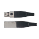 3 Pin Male + Female XLR Mini Connectors Small XLR Mic Audio Plugs for Microphone