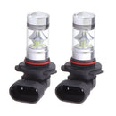 2pcs Ice Blue H10 9145 Universal Car Headlight Fog Lamp LED Bulb Replacement