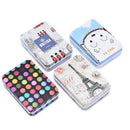 Mini Tin Trinket Jewelry Coin Box Tinplate Storage Case Small RectangulB Hn