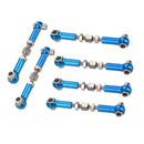 6 Pack Machined Metal Front Rear Adjustable RC Turnbuckles Pull Rod for 1/12 &