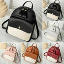 5X(Women Girls School Bag Pu Leather Backpack Mini Backpack Purse Travel H F7V6)
