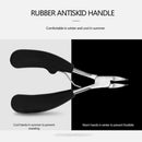 Stainless Steel Plastic Handle Nail Clippers Thick Hard Nails Tip Cutter