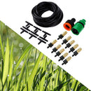 Outdoor Garden Misting Cooling System Fitting 4/7mm Hose 10pcs Nozzles Kit