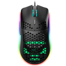 J900 RGB Lighting 6400 DPI Ergonomic 6 Button USB Programmable Gaming Mouse A