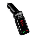 Car Kit MP3 Player Wireless Bluetooth FM Transmitter Radio With 2 USB Port to lj