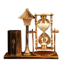 Retro Hourglass Pen Holder Hourglass Night Light Crafts Multifunction Eu EDK