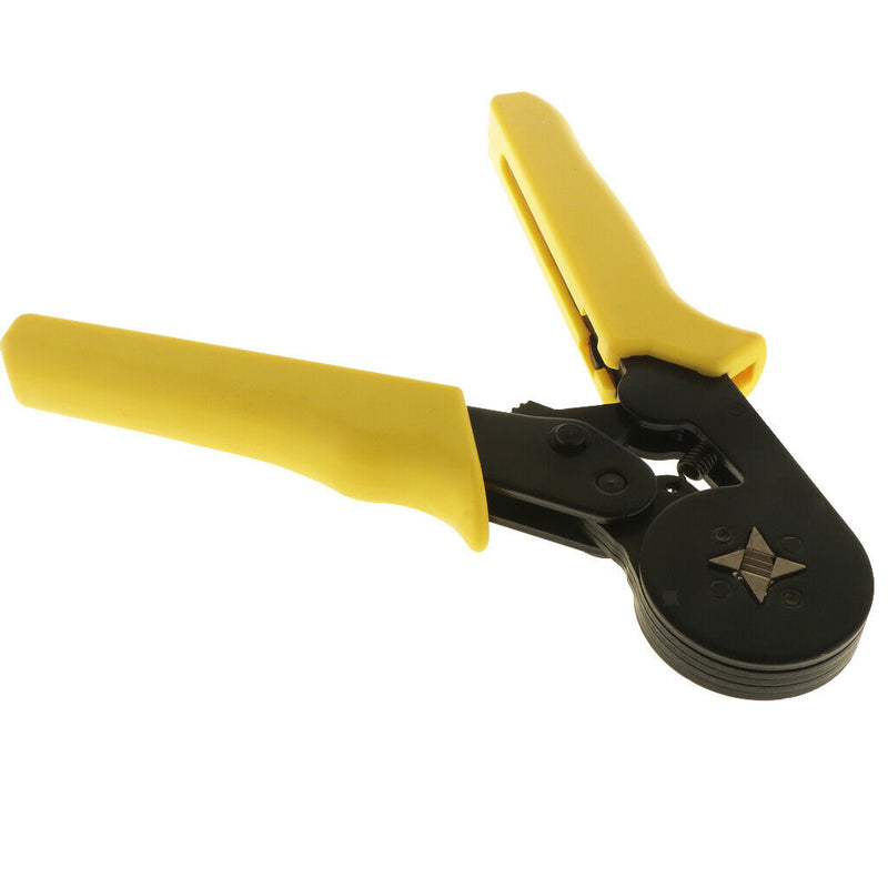 Ratcheting Wire Terminal Crimper For Gage Wire Ends Ferrules C AWG25-7,