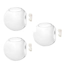 3x Wall Mounted Clear Glass Terrariums / Air Plant Globes / Hanging Candle