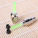 2Pcs Neon LED Reifen Auto Fahrrad Rad Licht Lampe Ventilkappe P5A1 Leucht V C9N7