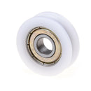 New 8*30*10mm U Groove Metal Shield Nylon Pulley Wheels Roller Ball Bearings  OZ