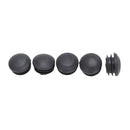 8 pieces Table leg 25mm diameter plastic tube insert Black foot pad D8Z5