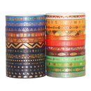 26Rolls Foil Paper Washi Masking Tape Album Diary Decorative Scrapbook DIY Craft