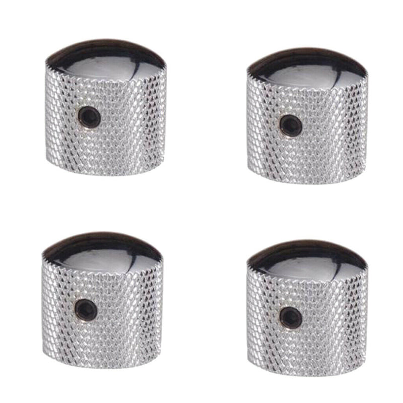 4 Pcs Metal Guitar Tone Volume Knobs Bass \u0026 Guitar Accessories - 16mm *