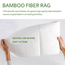 25pcs Reusable Bamboo Towel Kitchen Dish Cloth Paper Towel Roll Organic Washab..